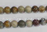 COS162 15.5 inches 8mm round ocean stone beads wholesale