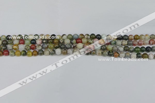 COS220 15.5 inches 4mm round ocean stone beads wholesale