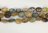 COS261 15.5 inches 15*20mm oval ocean stone beads wholesale