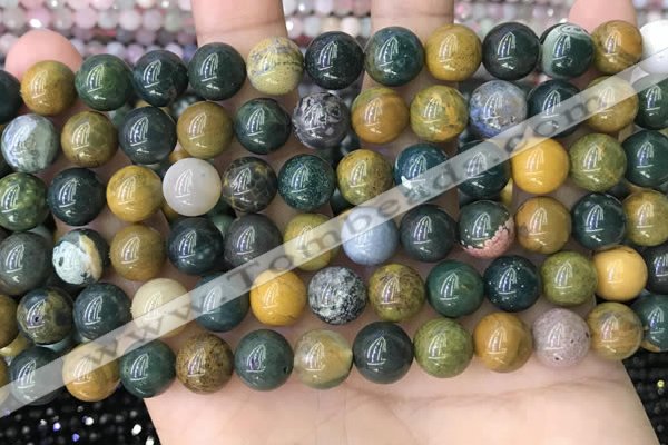 COS303 15.5 inches 10mm round ocean jasper beads wholesale