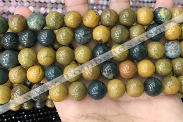 COS304 15.5 inches 12mm round ocean jasper beads wholesale