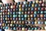 COS330 15 inches 4mm round ocean jasper beads wholesale