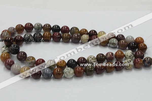 COS41 15.5 inches 12mm round ocean stone beads wholesale