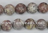 COT04 15.5 inches 14mm round osmanthus stone beads wholesale