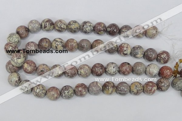 COT04 15.5 inches 14mm round osmanthus stone beads wholesale