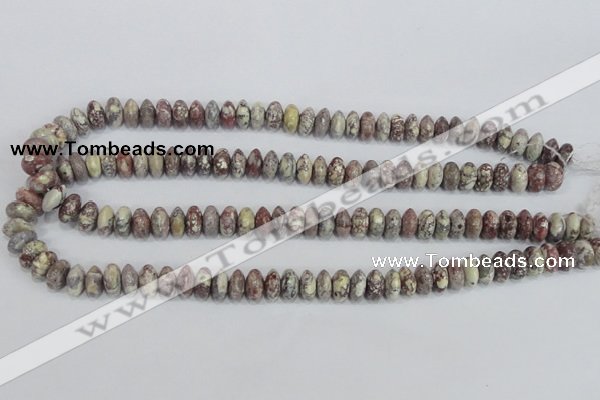 COT07 15.5 inches 5*10mm rondelle osmanthus stone beads