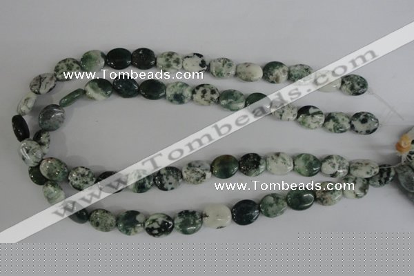 COV100 15.5 inches 12*14mm oval tree agate beads wholesale