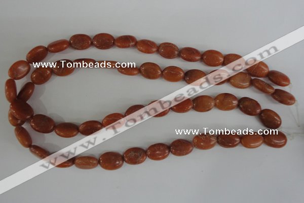 COV102 15.5 inches 12*16mm oval red aventurine beads wholesale