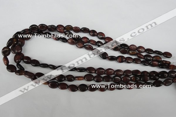 COV11 15.5 inches 8*10mm oval red tiger eye beads wholesale