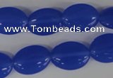 COV122 15.5 inches 13*18mm oval candy jade beads wholesale