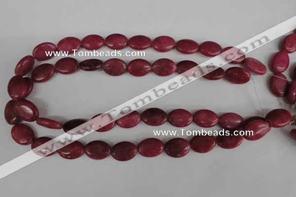 COV123 15.5 inches 13*18mm oval candy jade beads wholesale