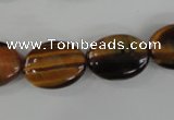 COV128 15.5 inches 13*18mm oval yellow tiger eye beads wholesale