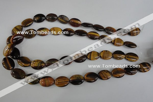 COV128 15.5 inches 13*18mm oval yellow tiger eye beads wholesale