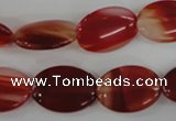 COV129 15.5 inches 13*18mm oval red agate beads wholesale