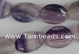 COV135 15.5 inches 13*18mm oval fluorite gemstone beads wholesale