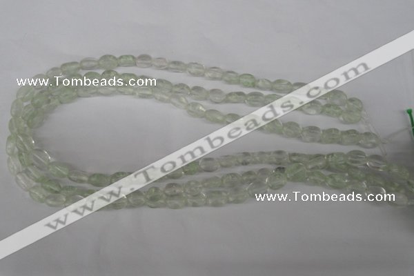 COV42 15.5 inches 8*10mm oval watermelon green beads wholesale