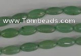 COV59 15.5 inches 6*12mm oval green aventurine beads wholesale