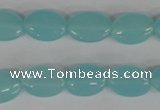 COV61 15.5 inches 10*14mm oval candy jade beads wholesale