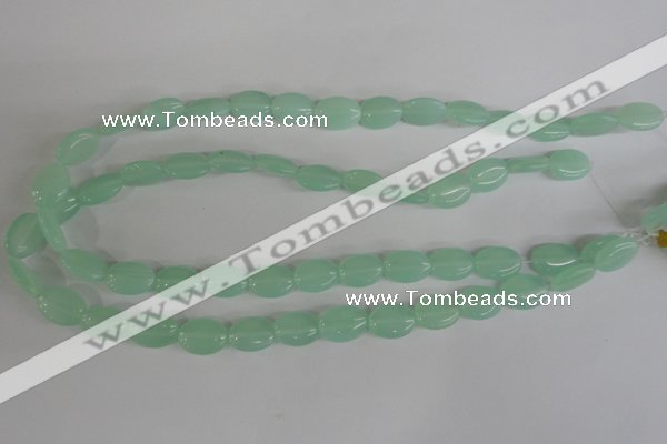 COV65 15.5 inches 10*14mm oval candy jade beads wholesale