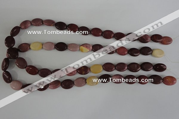 COV78 15.5 inches 10*14mm oval mookaite gemstone beads wholesale