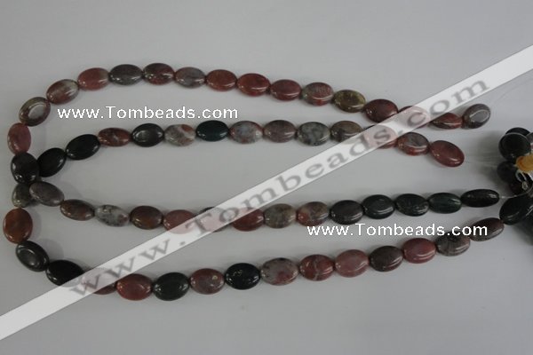 COV79 15.5 inches 10*14mm oval Indian agate beads wholesale