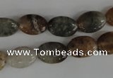 COV80 15.5 inches 10*14mm oval agate gemstonebeads wholesale