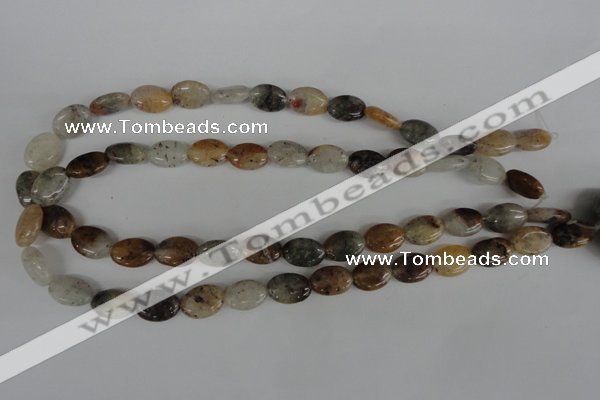 COV80 15.5 inches 10*14mm oval agate gemstonebeads wholesale