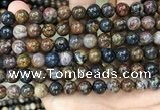 CPB1035 15.5 inches 8mm round pietersite gemstone beads