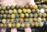 CPB1053 15.5 inches 10mm round golden pietersite beads wholesale