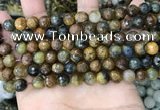 CPB1065 15.5 inches 4mm faceted round natural pietersite beads