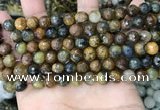 CPB1066 15.5 inches 6mm faceted round natural pietersite beads