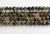 CPB1077 15.5 inches 8mm faceted round natural pietersite beads