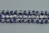 CPB533 15.5 inches 10mm round Painted porcelain beads