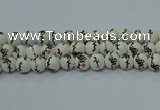 CPB553 15.5 inches 10mm round Painted porcelain beads