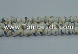 CPB593 15.5 inches 10mm round Painted porcelain beads