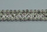 CPB601 15.5 inches 6mm round Painted porcelain beads