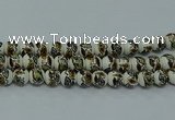 CPB641 15.5 inches 6mm round Painted porcelain beads