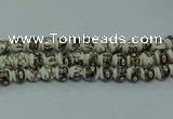 CPB714 15.5 inches 12mm round Painted porcelain beads