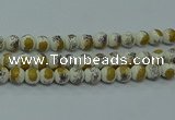 CPB751 15.5 inches 6mm round Painted porcelain beads