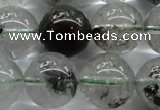 CPC05 15.5 inches 12mm round green phantom quartz beads wholesale