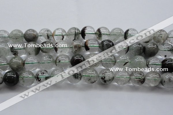 CPC05 15.5 inches 12mm round green phantom quartz beads wholesale