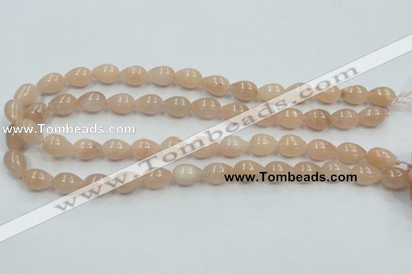 CPI02 15.5 inches 10*14mm teardrop pink aventurine jade beads