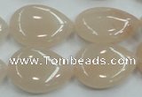 CPI05 15.5 inches 18*25mm flat teardrop pink aventurine jade beads