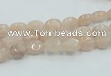 CPI06 15.5 inches 6*8mm oval pink aventurine jade beads wholesale