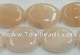 CPI09 15.5 inches 18*25mm oval pink aventurine jade beads wholesale