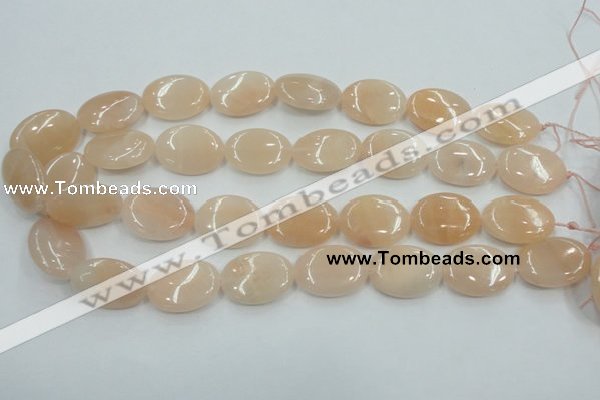 CPI09 15.5 inches 18*25mm oval pink aventurine jade beads wholesale