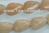 CPI104 15.5 inches 15*20mm nuggets pink aventurine jade beads