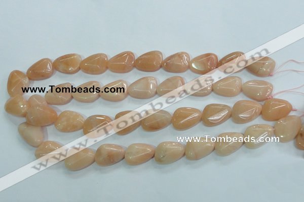 CPI104 15.5 inches 15*20mm nuggets pink aventurine jade beads