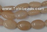 CPI151 15.5 inches 10*14mm oval pink aventurine jade beads