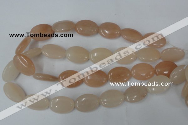 CPI152 15.5 inches 18*25mm oval pink aventurine jade beads